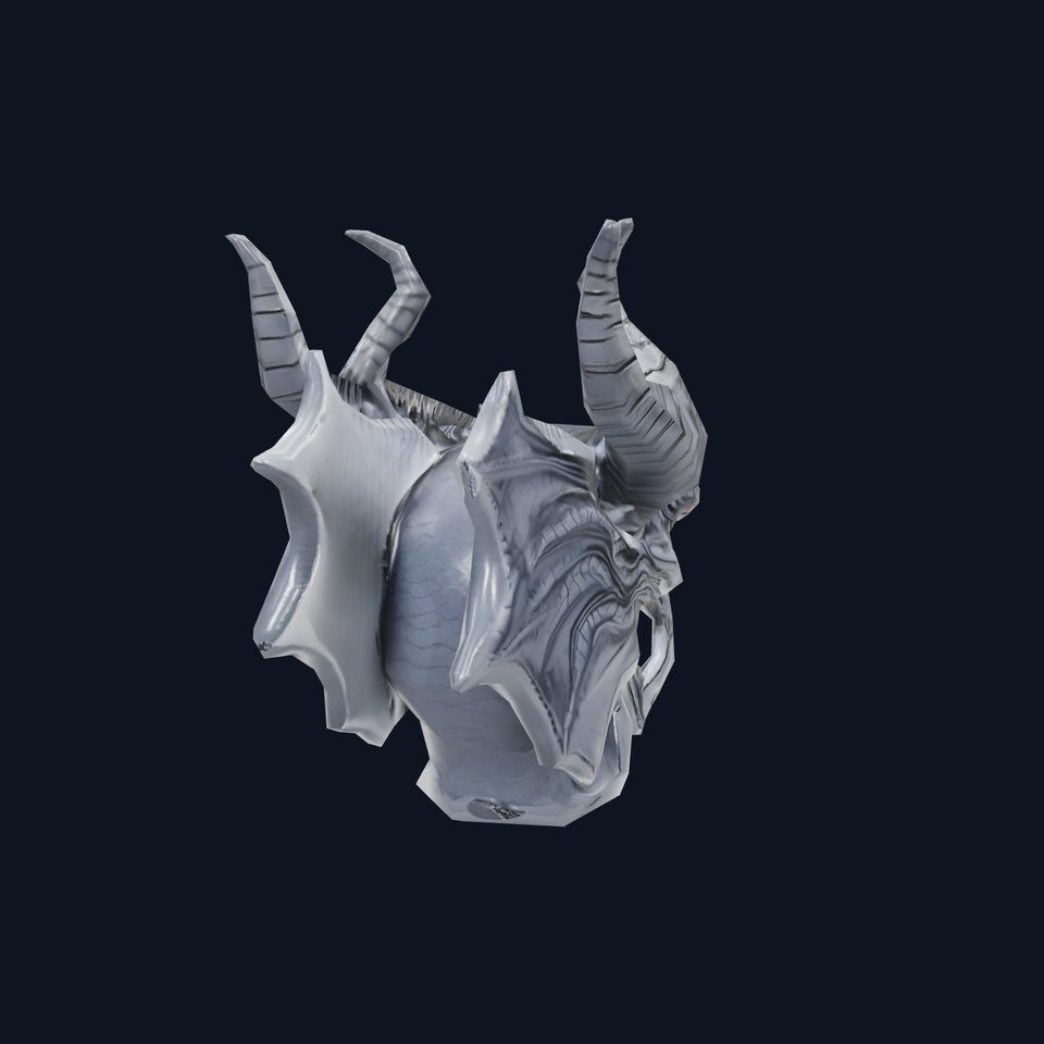 Shadow Dragon Head model pack